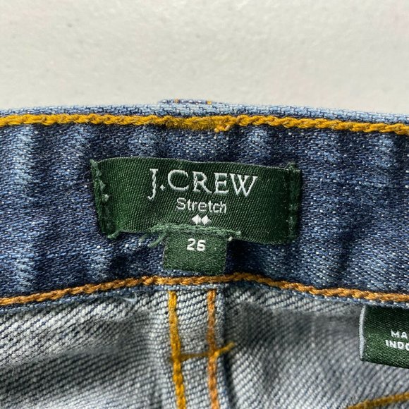 J Crew Toothpick Women's Size 26 Stretch Denim - Picture 3 of 8